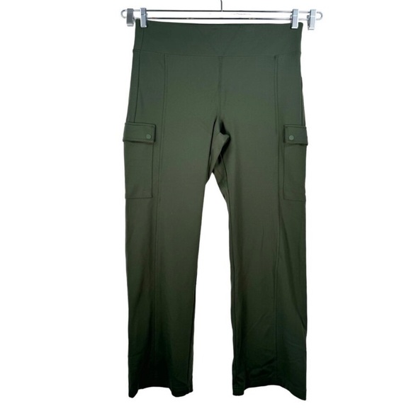 Athleta Delancey Straight Cargo Pant women’s size XL army green - Picture 4 of 9
